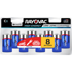 C High Energy Alkaline Batt-8Pk - Industrial Tool & Supply