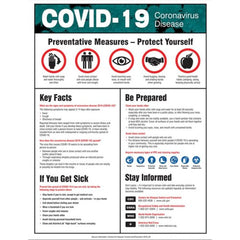 22X17 COVID-19 LAMINATE - Exact Industrial Supply