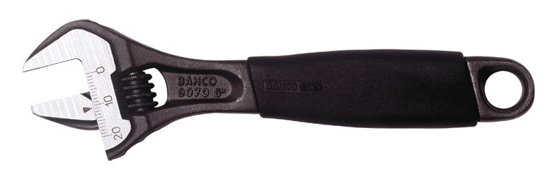 1-5/16" Opening - 12" OAL - Adjustable Wrench with Ergo Comfort Handle - Industrial Tool & Supply