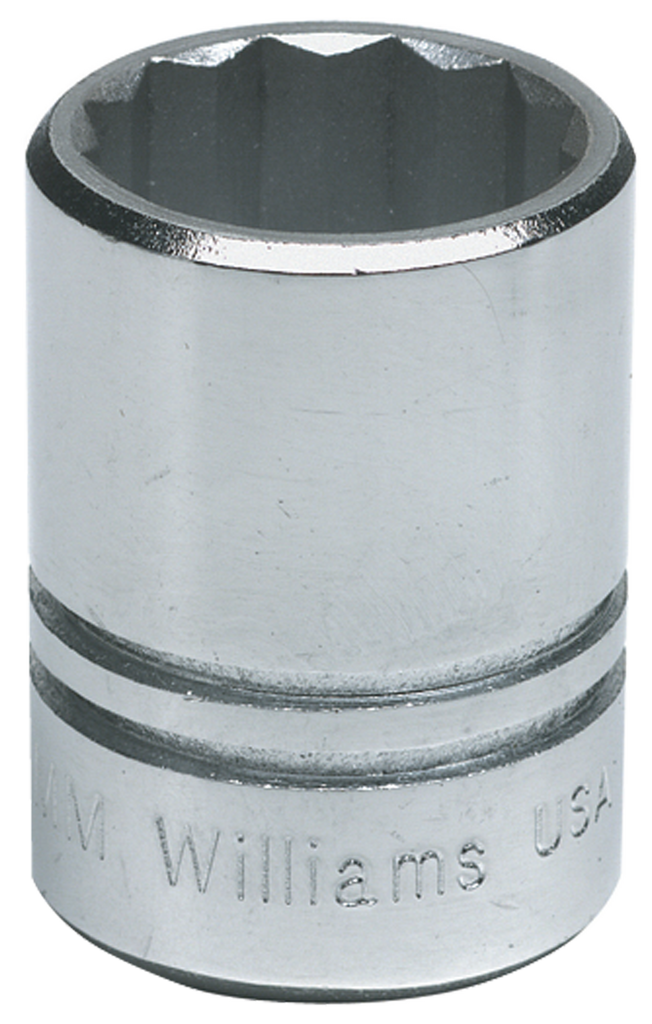 36mm - 1/2" Drive - 12 Point - Standard Socket - Industrial Tool & Supply