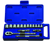 16 Piece - 3/8" Drive - Combination Kit - Industrial Tool & Supply