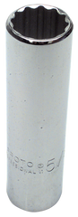 1-3/16 x 3-1/4" - 1/2" Drive - 12 Point - Deep Socket - Industrial Tool & Supply