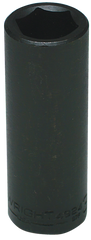 1-1/2 x 3-1/2" OAL - 3/4'' Drive - 6 Point - Deep Impact Socket - Industrial Tool & Supply