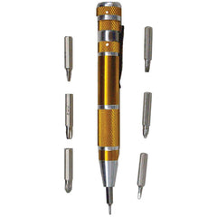 7-IN-1 PRECISION POCKET SCREWDRIVER - Industrial Tool & Supply