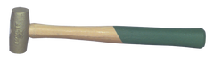 Hackett Brass Brass Hammer -- 3 lb; Hickory Handle; 1-1/2'' Head Diameter - Industrial Tool & Supply