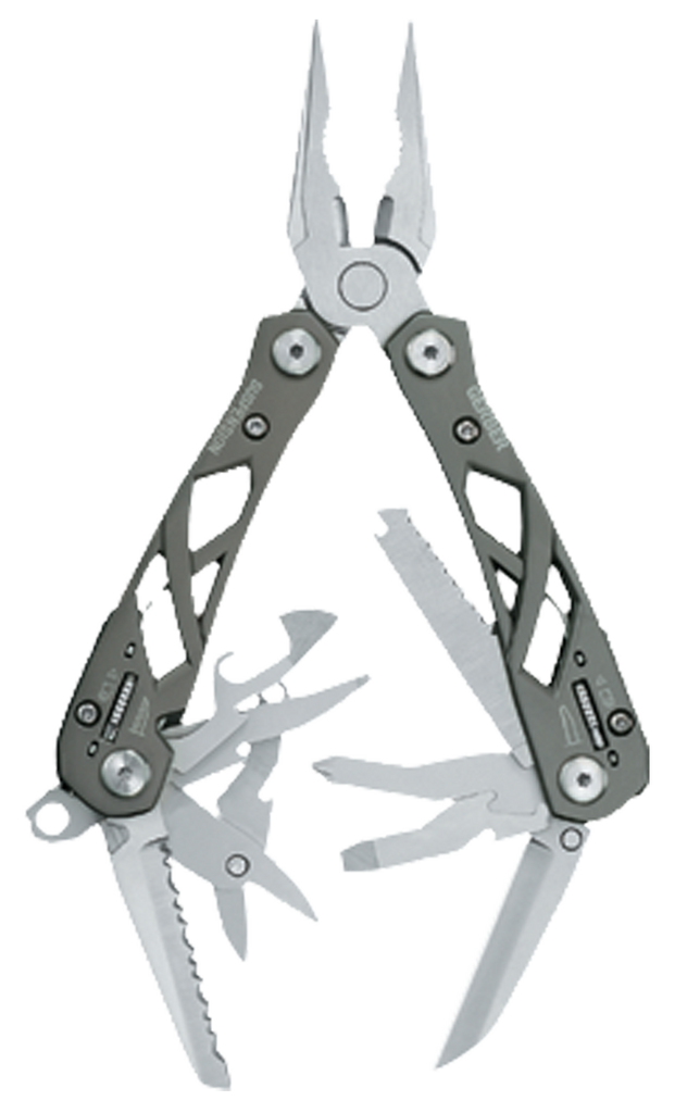 Gerber Suspension - 12 Function Multi-Plier. Comes with nylon sheath. - Industrial Tool & Supply