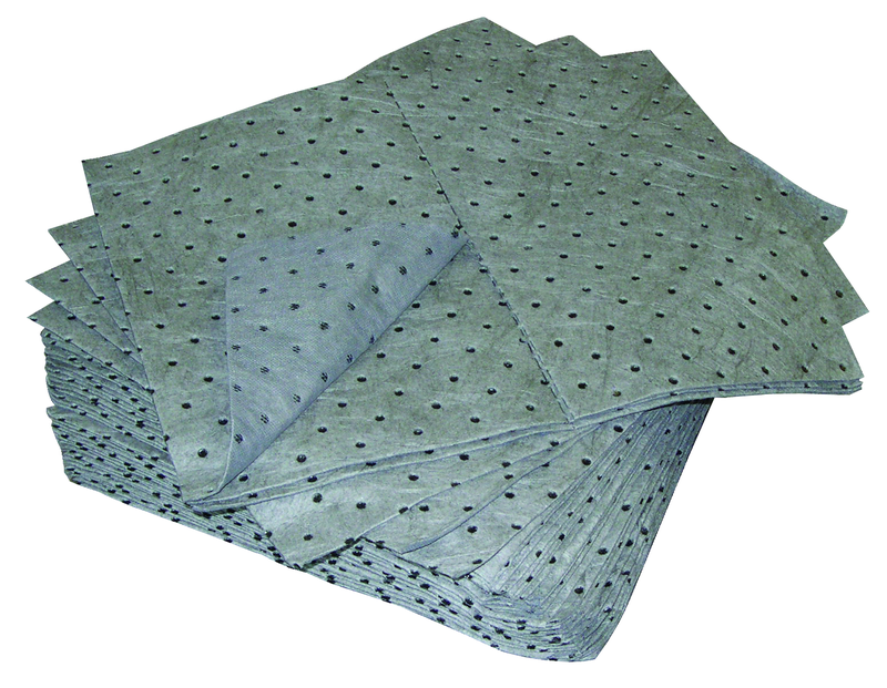 #L90907 Universal Bonded Pad / Dispenser Box - Absorbents 16" x 20" 50 Per Box - Absorbents - Industrial Tool & Supply