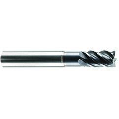 3/4" Dia. - 1" LOC - 4" OAL - 5 FL Carbide S/E HP End Mill-AlCrNX - Industrial Tool & Supply