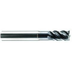 3/4" Dia. - 1" LOC - 4" OAL - 5 FL Carbide S/E HP End Mill-AlCrNX - Industrial Tool & Supply