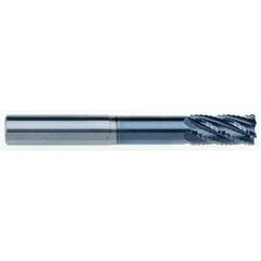 1/2" Dia. - 1" LOC - 4" OAL - .030 CR 6FL Carbide End Mill - AlCrNx - Industrial Tool & Supply