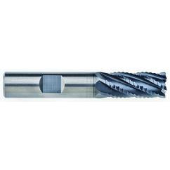 1/2" Dia. - 5/8" LOC - 2-1/2" OAL - .030 CR 6FL Carbide End Mill - AlCrNx - Industrial Tool & Supply