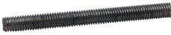Threaded Rod - 1-3/8-6; 3 Feet Long; Steel-Oil Plain - Industrial Tool & Supply