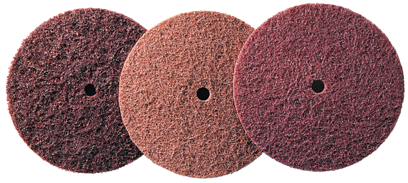 1 x 168" - Coarse - Brown Surface Conditioning Belt With Low Stretch Backing - Industrial Tool & Supply