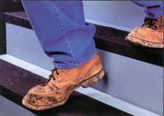 4" x 60' Medium Grit Black Shur-Step Non-Skid Tape Floor Covering - Industrial Tool & Supply