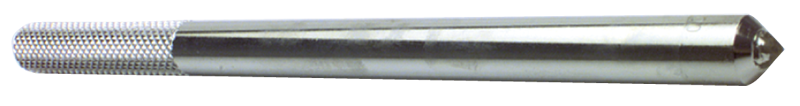 3 Carat - 1/2 x 8'' Shank - Knurled Diamond Dresser - Industrial Tool & Supply