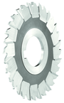 6 x 1/4 x 1-1/4 - HSS - Staggered Tooth Slitting - 40T - Uncoated - Industrial Tool & Supply