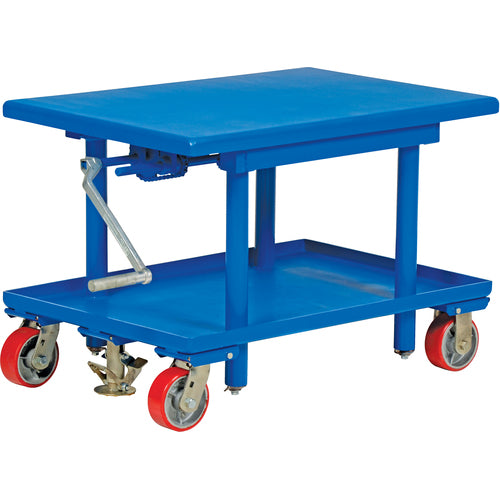 Low Profile Mech Post Table 24 × 36 - Exact Industrial Supply