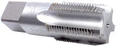 1-1/2-11 Dia. - 7 FL - HSS - Bright British Straight Pipe Tap - Industrial Tool & Supply
