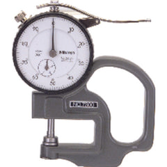 Model 7301A - 0 - 10 mm Range-0.01 mm Graduation - 25 mm Throat Depth - Dial Thickness Gage