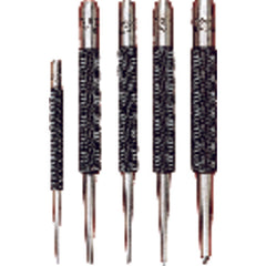 Starrett Center Punch - Model No 117D; 5/32″ Tip Diameter; 3/8″ Body Diameter - Industrial Tool & Supply