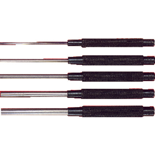 Model 248A - Starrett XL Drive Pin Punch–1/8″ Tip Diameter × 8″ Overall Length - Industrial Tool & Supply