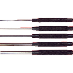 Model 248E - Starrett XL Drive Pin Punch–3/8″ Tip Diameter × 8″ Overall Length - Industrial Tool & Supply