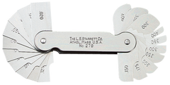 #51314 - .020 to .400" - 20 Pieces - Radius Gage Set - Industrial Tool & Supply