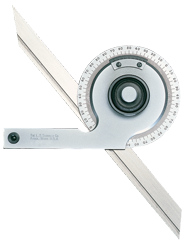 #C359FZ - 7 & 12'' Blade Size - Bevel Protractor - Industrial Tool & Supply