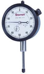 #25-441J - 1" Total Range - 0-100 Dial Reading - AGD 2 Dial Indicator - Industrial Tool & Supply