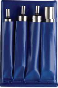 #52-575-100 - Single & Double End - 3/8 & 1/2'' Shank - .200 & .500 Tip - Combo Audible Edge & Center Finder Set - Industrial Tool & Supply