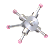 M2 Male Thread - 20mm Length - Grade 10 Ruby Star Styli with Stainless Steel Body - Industrial Tool & Supply