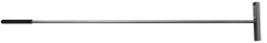 Long Reach Magnetic Retriever - Rectangular - 39.5'' Length; 1-3/8 x 6" Magnet Size; 28 lbs Holding Capacity - Industrial Tool & Supply
