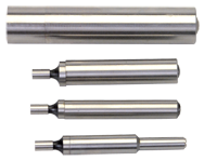 #4AEF - Single End - 3/8 & 1/2'' Shank - .200 & Point Tip - Machine 4 Piece Audible Edge Finder Set - Industrial Tool & Supply