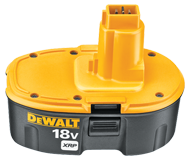 18 Volt XRP - Use with DeWALT DW987KA - Replacement Battery - Industrial Tool & Supply