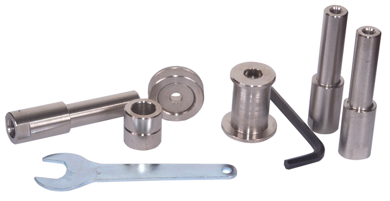 #13074 - Male 3/8-24; 1/2-20; 5/8-11 Threads - 5/8" Bore - Arbor Kit for Air Tools - Industrial Tool & Supply