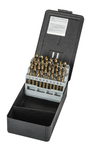 26 Pc. A - Z Letter Size Cobalt Bronze Oxide Screw Machine Drill Set - Industrial Tool & Supply