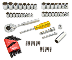Proto® 1/4" & 3/8" Drive 65 Piece Socket Set - Industrial Tool & Supply