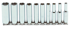 Proto® 1/4" Drive 10 Piece Deep Socket Set - 6 Point - Industrial Tool & Supply