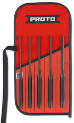 Proto® 5 Piece Long Drive Pin Punch Set - Industrial Tool & Supply