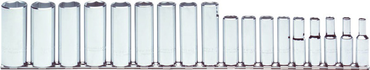 Proto® 3/8" Drive 18 Piece Metric Deep Socket Set - 6 Point - Industrial Tool & Supply