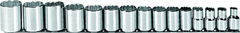 Proto® 1/2" Drive 15 Piece Socket Set - 12 Point - Industrial Tool & Supply