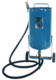 Portable Sandblaster - #PT100 100 lb Capacity Tank - Industrial Tool & Supply