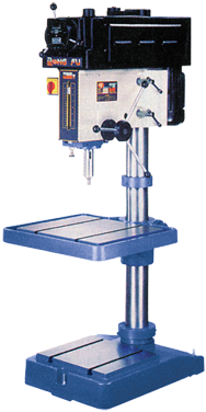 RF400V Variable Speed Floor Model Drill Press - 20'' Swing; 2HP, 3PH, 220V Motor - Industrial Tool & Supply