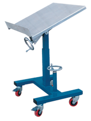 Tilting Work Table - 24 x 24'' 300 lb Capacity; 21-1/2 to 42" Service Range - Industrial Tool & Supply