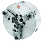 15" 3 Jaw Self Centering Scroll Chuck; A2-8; Steel Body - Industrial Tool & Supply