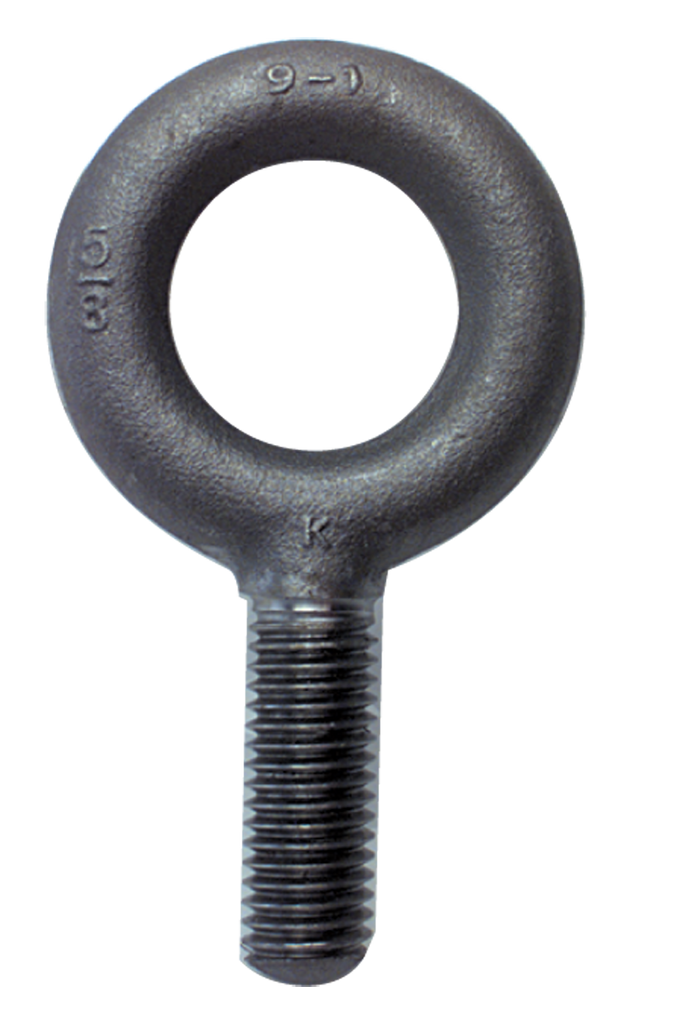 No Shoulder Plain Eye Bolt - 1-3/4-5 Thread, 2-7/8'' Eye Dia. - Industrial Tool & Supply