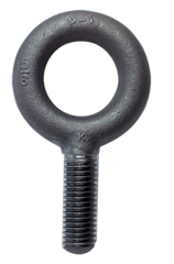 No Shoulder Plain Eye Bolt - 2-4-1/2 Thread, 3-3/8'' Eye Dia. - Industrial Tool & Supply