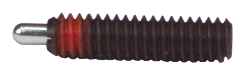 End Force Spring Plunger - 4 lbs Initial End Force, 16 lbs Final End Force (3/4-10 Thread) - Industrial Tool & Supply