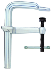 Steel L-Clamp - 5-1/2'' Throat Depth, 20'' Max. Opening - Industrial Tool & Supply