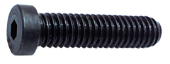 1/4-20 x 1/2 - Black Finish Heat Treated Alloy Steel - Cap Screws - Low Head Socket - Industrial Tool & Supply